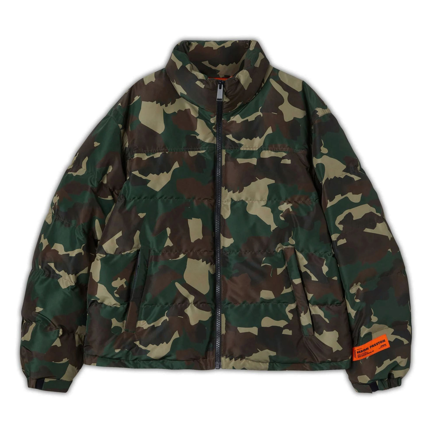 Куртка Heron Preston Nylon Camo Puffer Camo Green — купити в